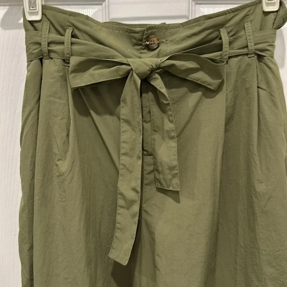 Windbreaker Baggy Olive Green Know One Cares Pants - Picture 3 of 6